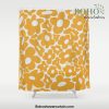 60s 70s Hippy Flowers Yellow Shower Curtain Offical Boho Shower Curtain Merch