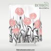 Abstract, Flower Garden, Watercolor, Floral Prints Shower Curtain Offical Boho Shower Curtain Merch