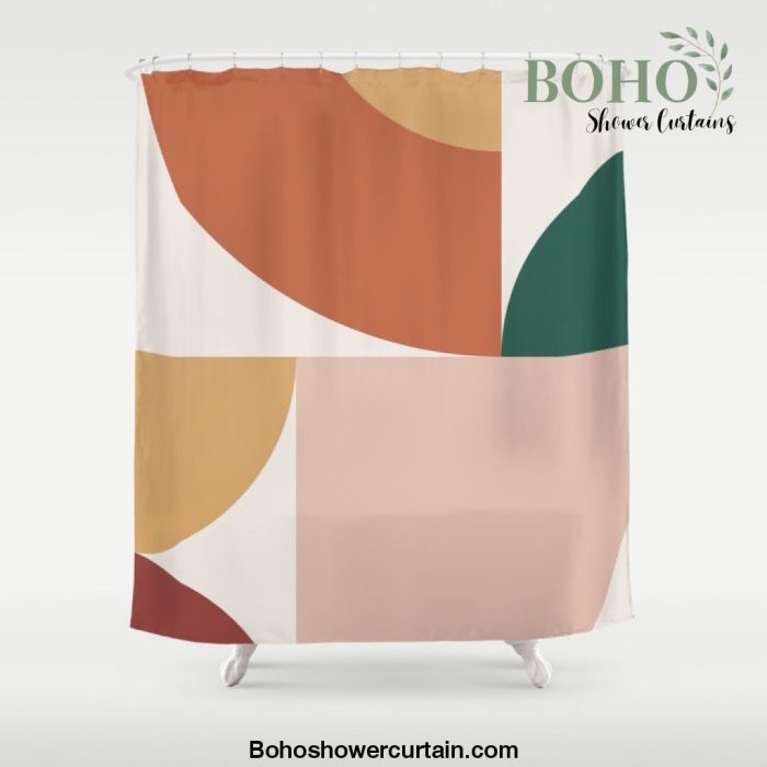 Abstract Geometric 13 Shower Curtain Offical Boho Shower Curtain Merch