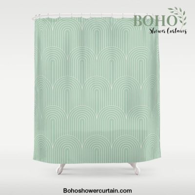 Art Deco Arch Pattern XX Shower Curtain Offical Boho Shower Curtain Merch