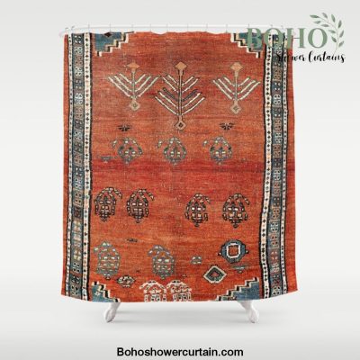 Bakhshaish Azerbaijan Northwest Persian Carpet Print Shower Curtain Offical Boho Shower Curtain Merch