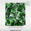 Banana palm leaf tropical jungle green Shower Curtain Offical Boho Shower Curtain Merch