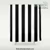 Black & White Vertical Stripes - Mix & Match with Simplicity of Life Shower Curtain Offical Boho Shower Curtain Merch