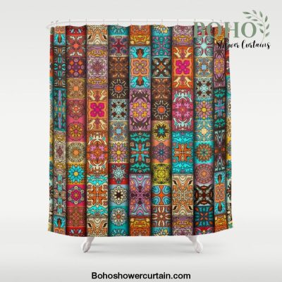 Boho Chic, Tribal Pattern Shower Curtain Offical Boho Shower Curtain Merch