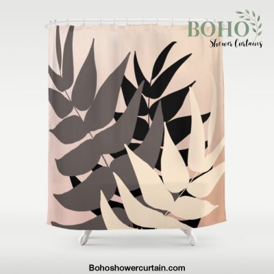 Boho Leaves Shower Curtain Offical Boho Shower Curtain Merch