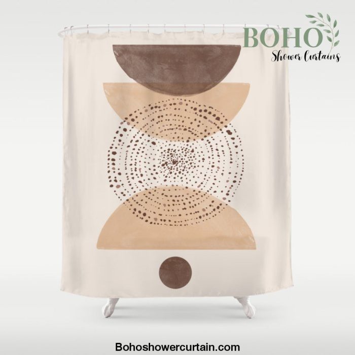 Boho Minimalistic Art Shower Curtain Offical Boho Shower Curtain Merch