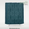 Celestial Stars Art, Teal Green, Boho Wall Art Shower Curtain Offical Boho Shower Curtain Merch