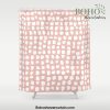 Dots (Pink) Shower Curtain Offical Boho Shower Curtain Merch