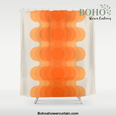 Echoes - Creamsicle Shower Curtain Offical Boho Shower Curtain Merch