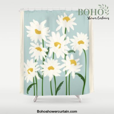 Flower Market - Oxeye daisies Shower Curtain Offical Boho Shower Curtain Merch