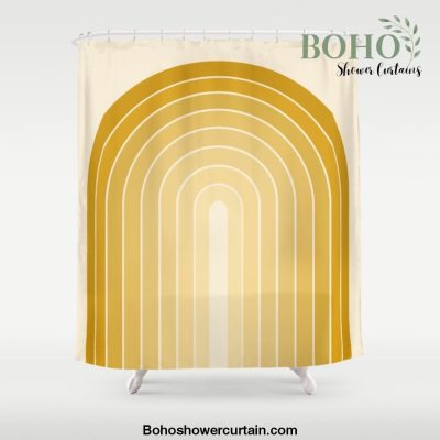 Gradient Arch XXV Shower Curtain Offical Boho Shower Curtain Merch
