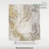 Grey and beige marble texture Shower Curtain Offical Boho Shower Curtain Merch