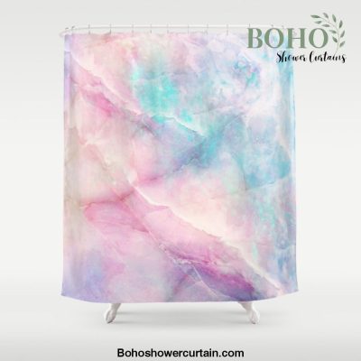 Iridescent marble Shower Curtain Offical Boho Shower Curtain Merch