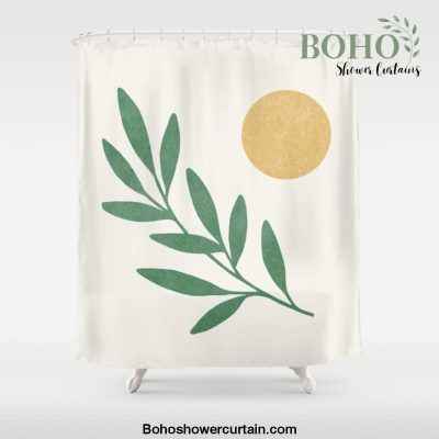 Leaf Sun 1 Shower Curtain Offical Boho Shower Curtain Merch