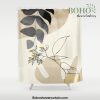 leaves minimal shapes abstract Shower Curtain Offical Boho Shower Curtain Merch
