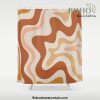Liquid Swirl Abstract in Earth Tones Shower Curtain Offical Boho Shower Curtain Merch