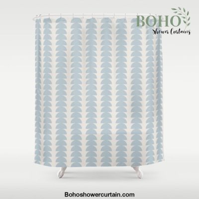 Maude Pattern - Blue Shower Curtain Offical Boho Shower Curtain Merch