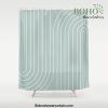 Minimal Line Curvature VII Shower Curtain Offical Boho Shower Curtain Merch