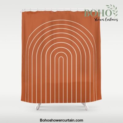 Minimalist Arch XX Shower Curtain Offical Boho Shower Curtain Merch