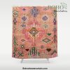 Moroccan Berber Traditional Carpet Shower Curtain Offical Boho Shower Curtain Merch