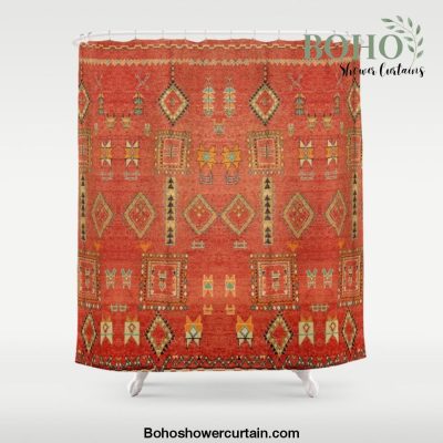 Moroccan Traditional Heritage Design Berber Style E5 Shower Curtain Offical Boho Shower Curtain Merch