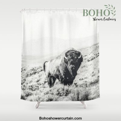 Nomad Buffalo Shower Curtain Offical Boho Shower Curtain Merch