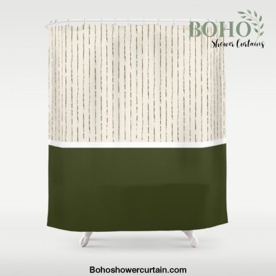 Oat & Avocado Shower Curtain Offical Boho Shower Curtain Merch