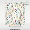 Spring Botanicals Shower Curtain Offical Boho Shower Curtain Merch