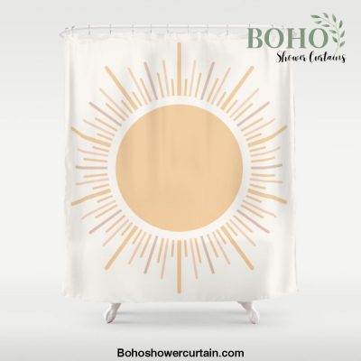 Sun Boho Art Shower Curtain Offical Boho Shower Curtain Merch
