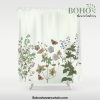 The fragility of living - botanical illustration Shower Curtain Offical Boho Shower Curtain Merch