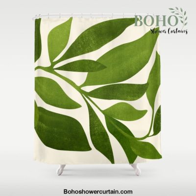 The Wanderer - House Plant Illustration Shower Curtain Offical Boho Shower Curtain Merch