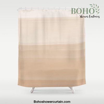 Touching Warm Beige Watercolor Abstract #1 #painting #decor #art #society6 Shower Curtain Offical Boho Shower Curtain Merch