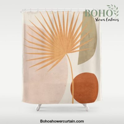 Tropical Leaf- Abstract Art 49a Shower Curtain Offical Boho Shower Curtain Merch