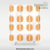 TROPICAL PALMS . TANGERINE Shower Curtain Offical Boho Shower Curtain Merch