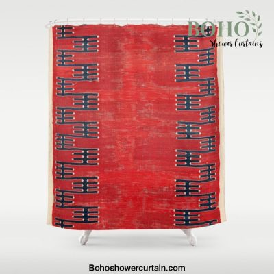 YÃ¼ncÃ¼ Balikesir Northwest Anatolian Kilim Print Shower Curtain Offical Boho Shower Curtain Merch